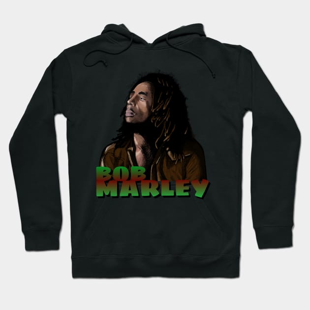 Bob Marley Hoodie by EpifanoDesigns